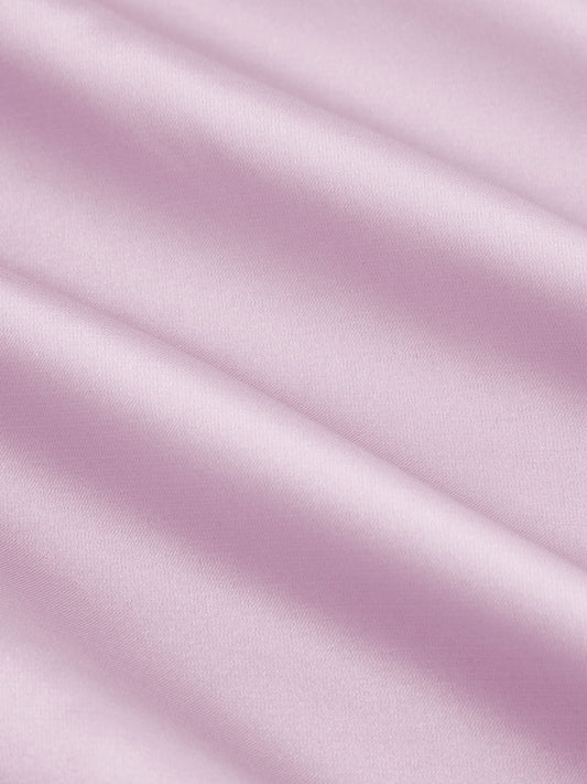 Vestido Maxi A-line con nudo y cuello halter de satén - Viola