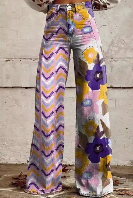 Isadora - Pantalon Boho Floral