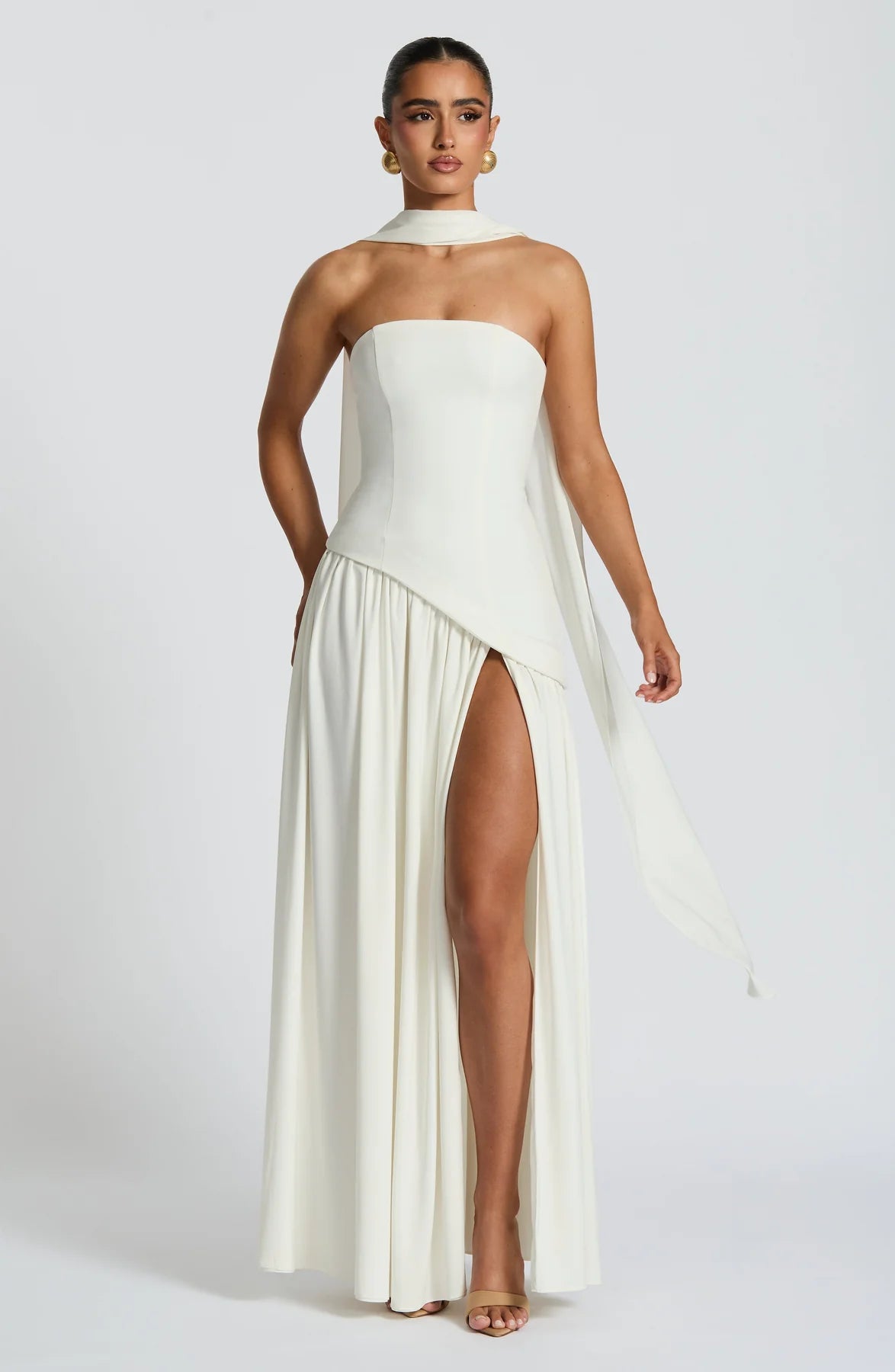 Aura Maxi Dress - Nieve