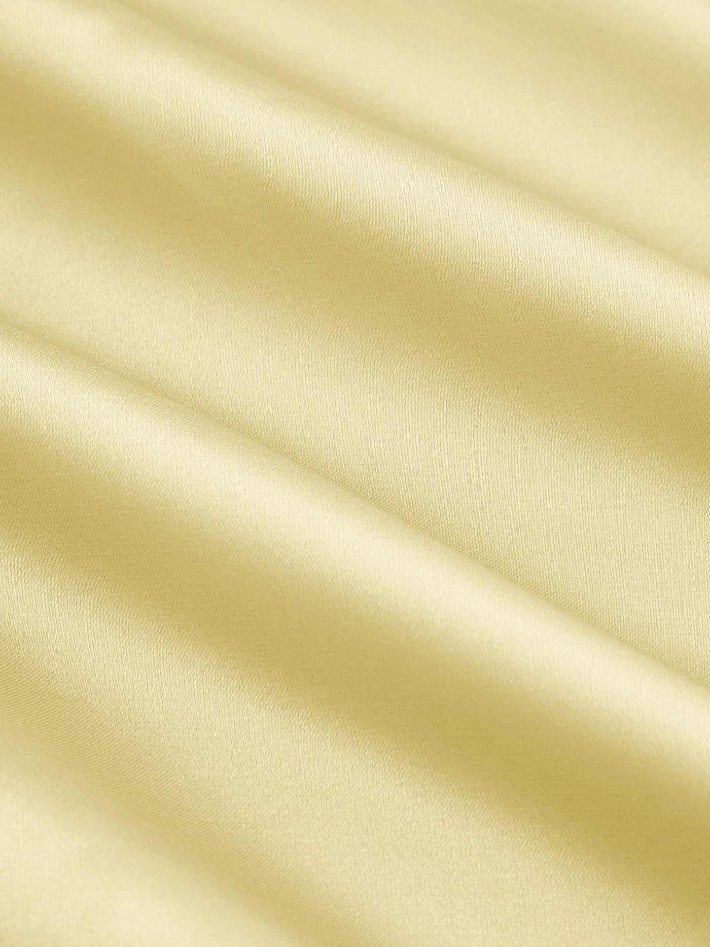 Vestido Maxi A-line con nudo y cuello halter de satén - Amarillo