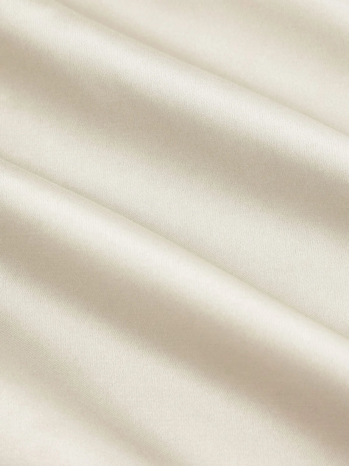 Vestido Maxi A-line con nudo y cuello halter de satén - Crema