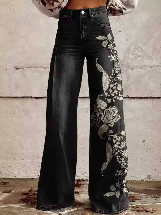 ECSLISSI - Pantalon Bohèmio Élégante