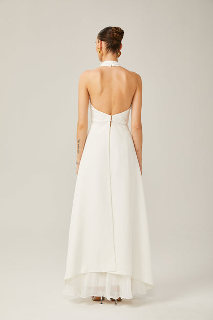 Inés Maxi con Escote Halter