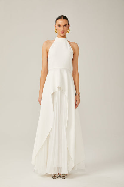 Inés Maxi con Escote Halter