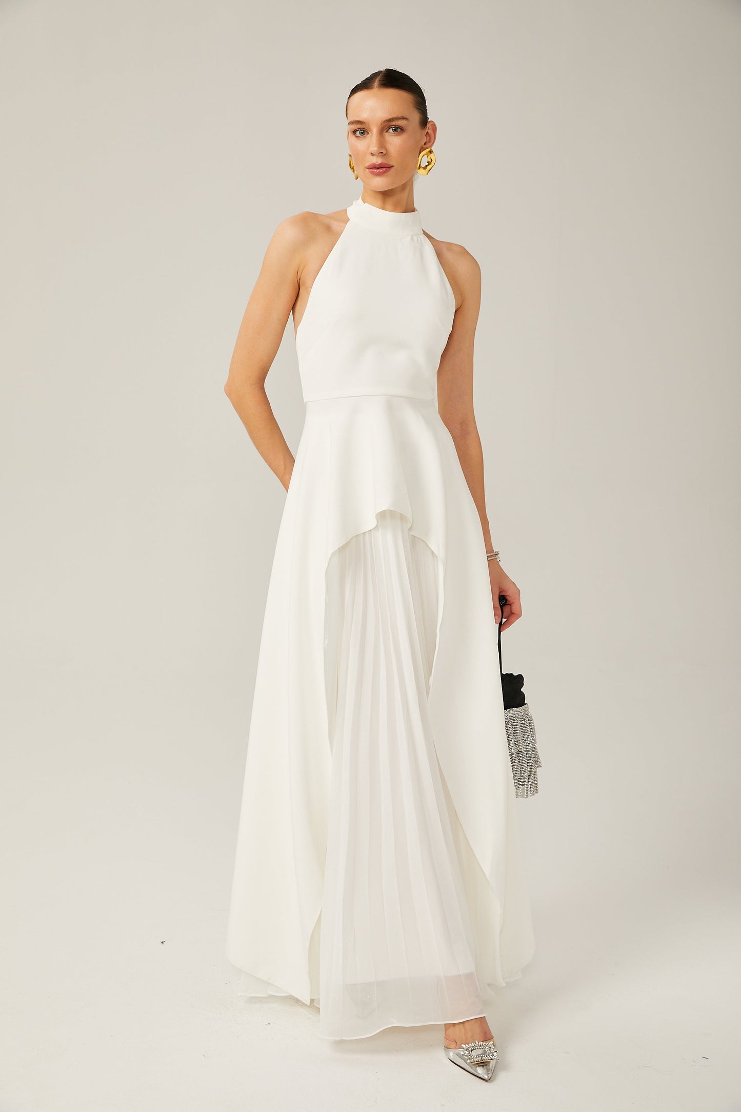 Inés Maxi con Escote Halter