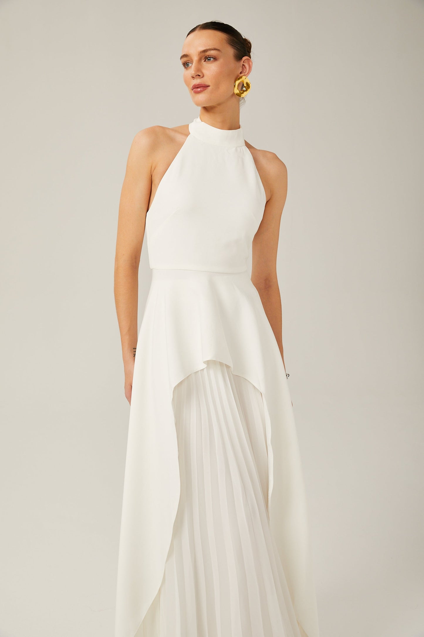Inés Maxi con Escote Halter