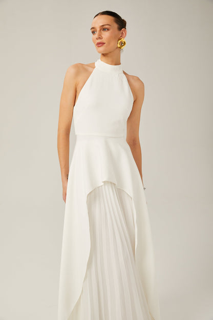 Inés Maxi con Escote Halter