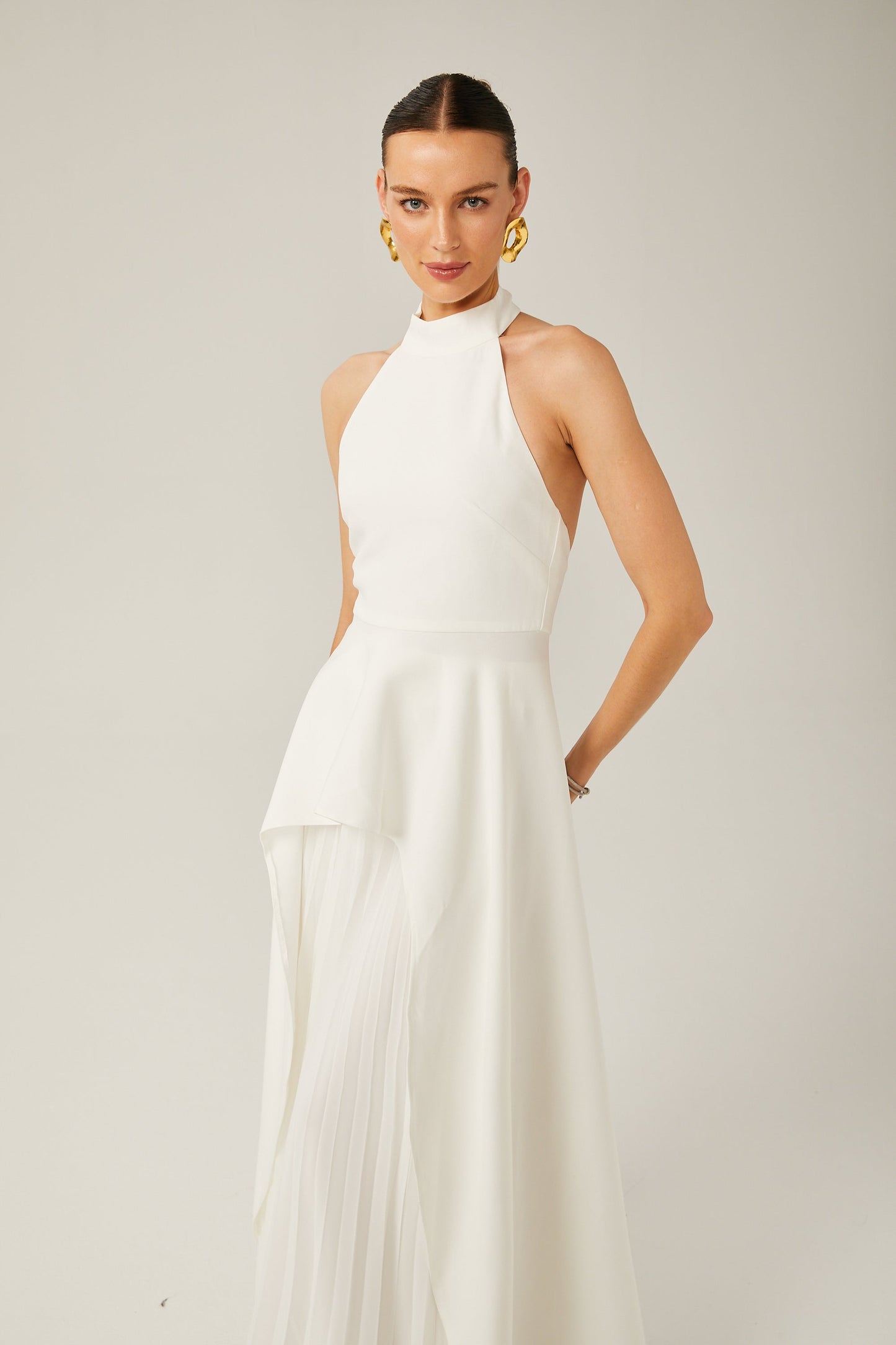Inés Maxi con Escote Halter