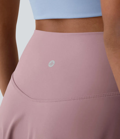 SoftlyZero™ Falda Cruzada Transpirable 2 en 1 de Tenis con Toque Fresco -  Lila