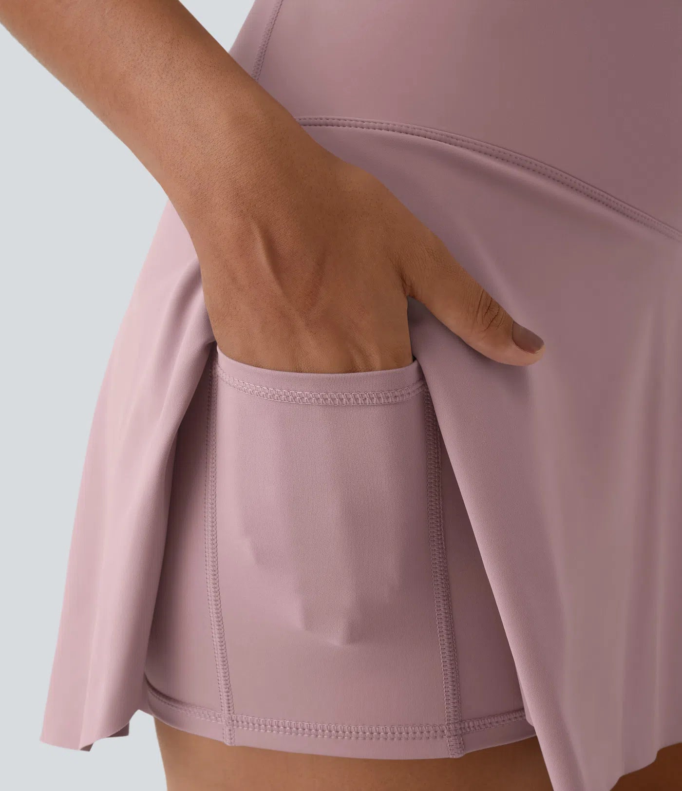SoftlyZero™ Falda Cruzada Transpirable 2 en 1 de Tenis con Toque Fresco -  Lila