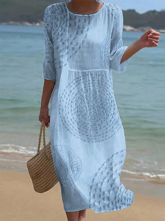 Vestido informal de mujer con estampado floral