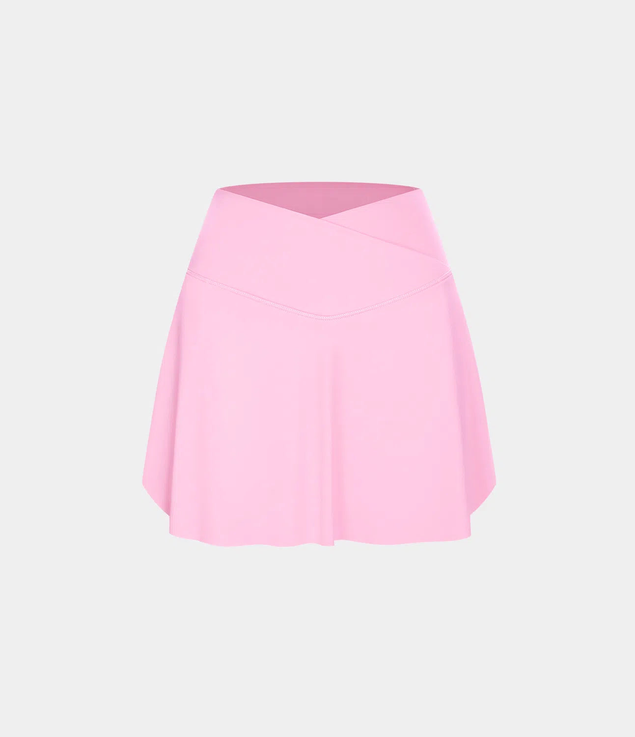 SoftlyZero™ Falda Cruzada Transpirable 2 en 1 de Tenis con Toque Fresco - Rosa