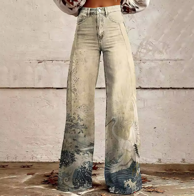 Ondata - Pantalones Bohemios Elégantes
