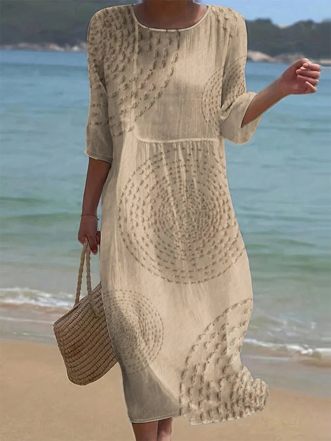 Vestido informal de mujer con estampado floral