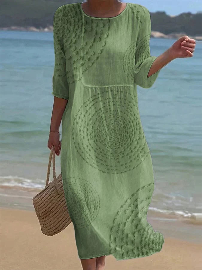Vestido informal de mujer con estampado floral