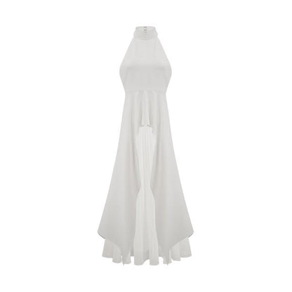 Sofie | Espalda abierta Ivory Dress