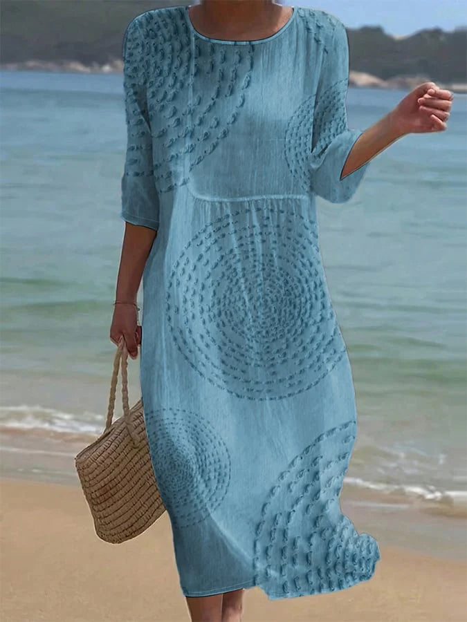 Vestido informal de mujer con estampado floral