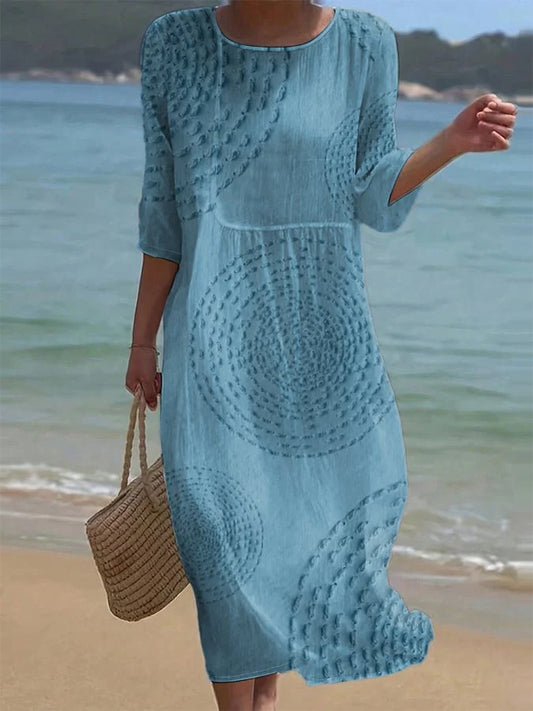Vestido informal de mujer con estampado floral