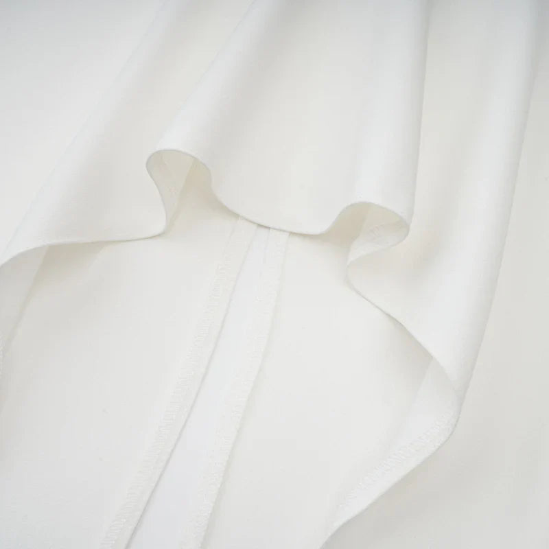 Sofie | Espalda abierta Ivory Dress