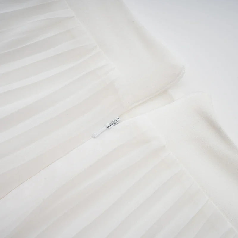 Sofie | Espalda abierta Ivory Dress