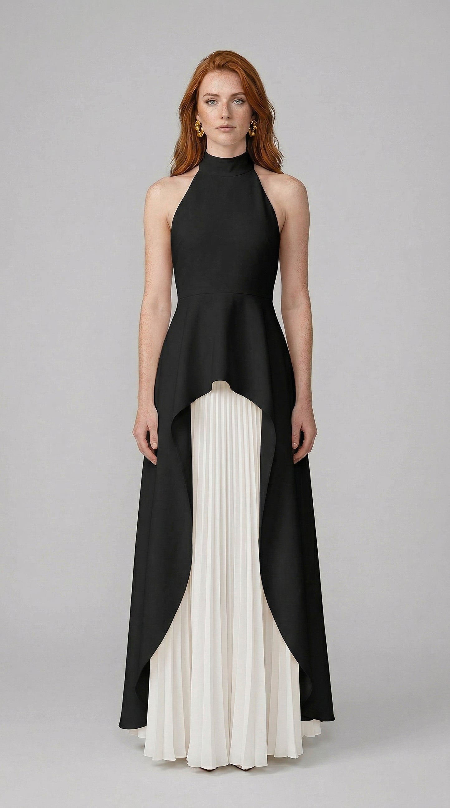 Sofie | Espalda abierta Ivory Dress