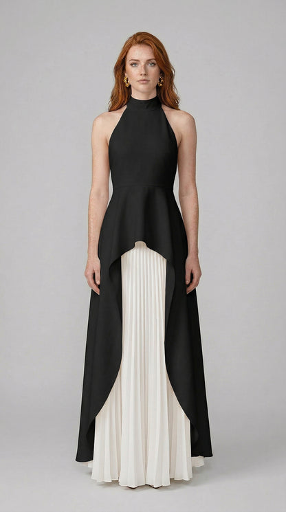 Sofie | Espalda abierta Ivory Dress