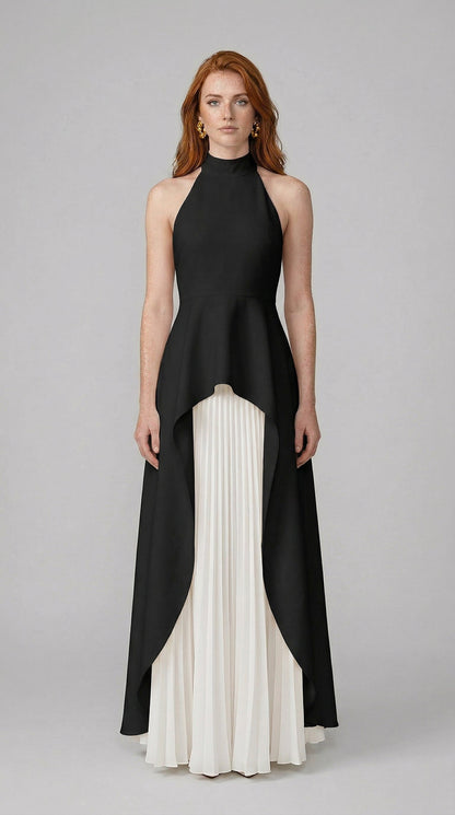 Sofie | Espalda abierta Ivory Dress