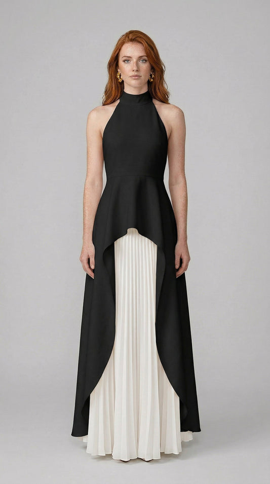 Sofie | Espalda abierta Ivory Dress