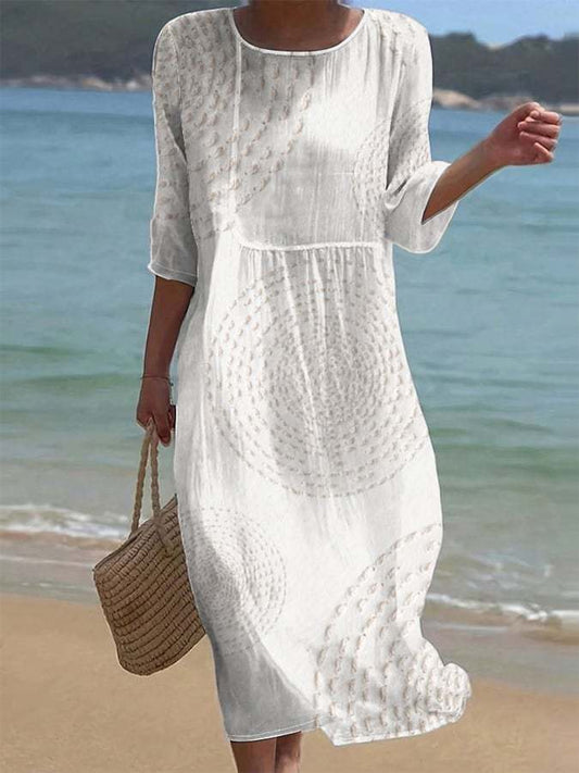Vestido informal de mujer con estampado floral