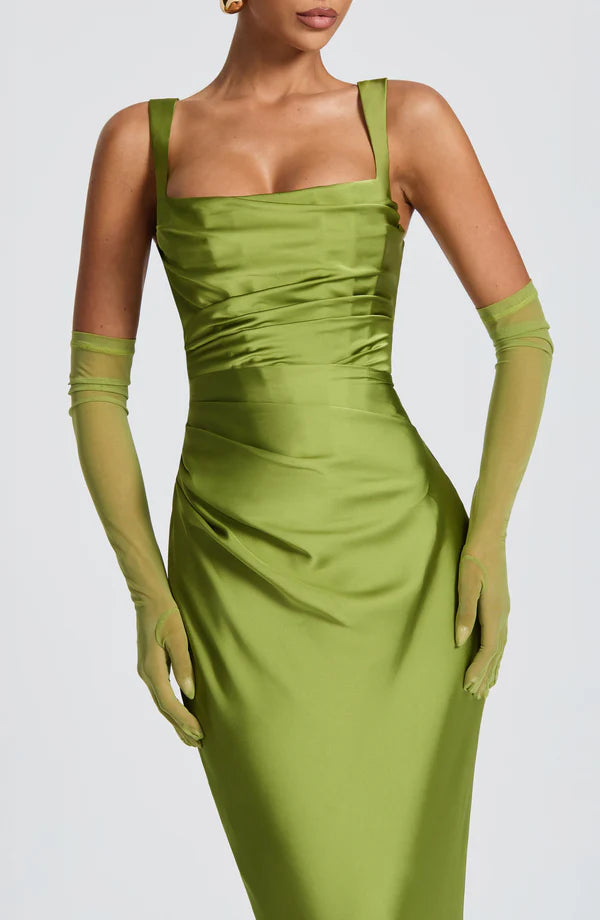 Calante Maxi Dress - Verde Lima