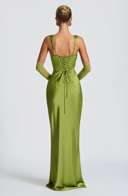 Calante Maxi Dress - Verde Lima