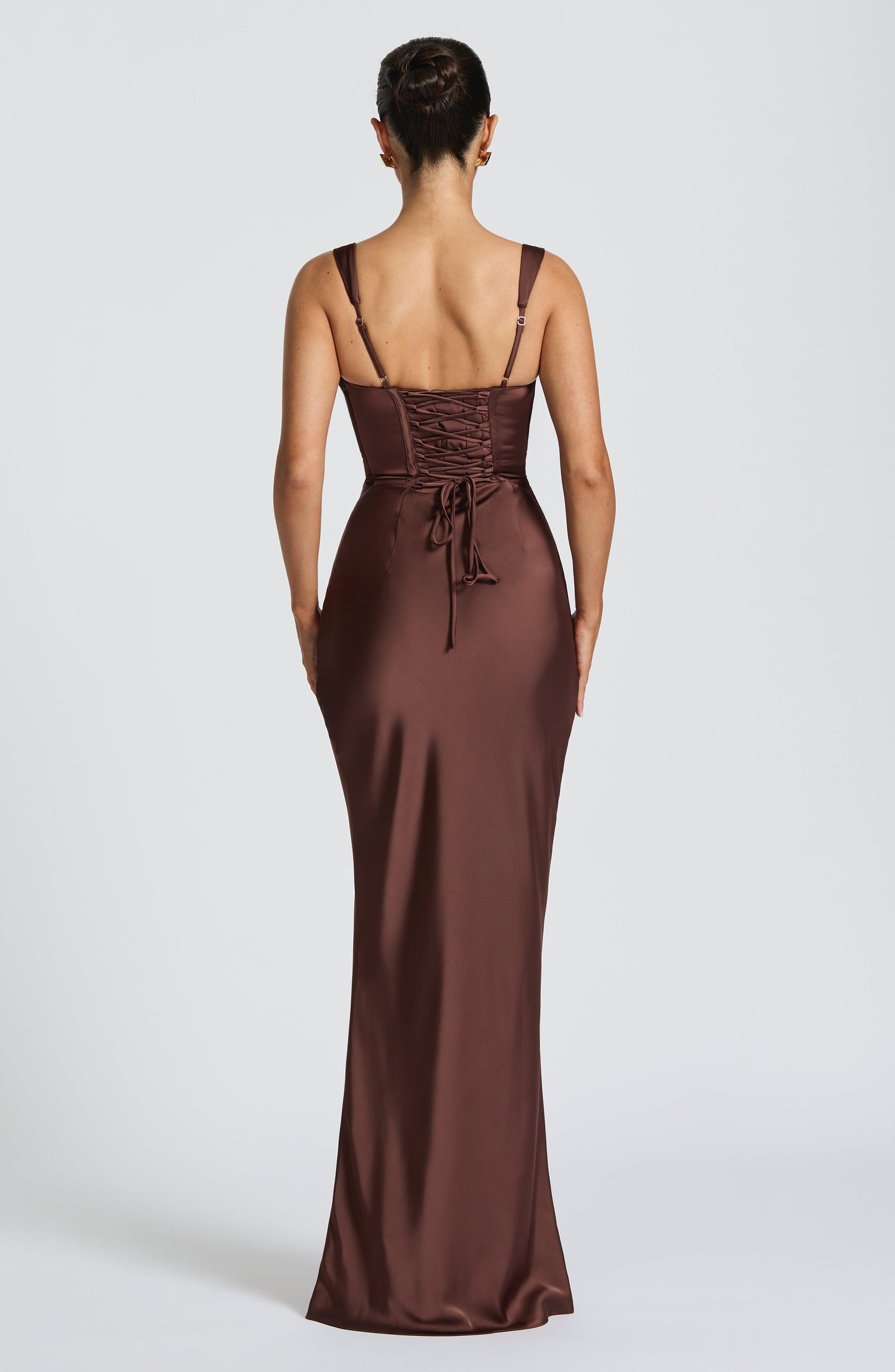 Calante Maxi Dress - Marrón