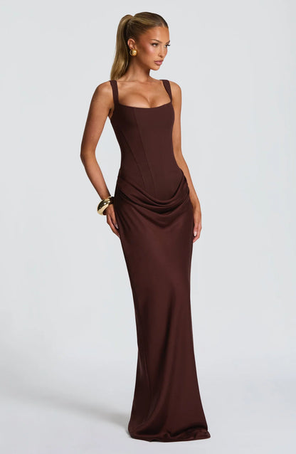 Julie | Hourglass Maxi - Marrón