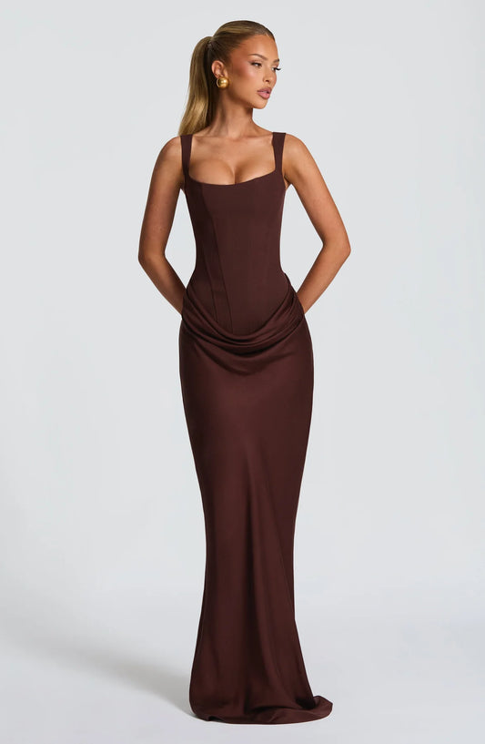 Julie | Hourglass Maxi - Marrón