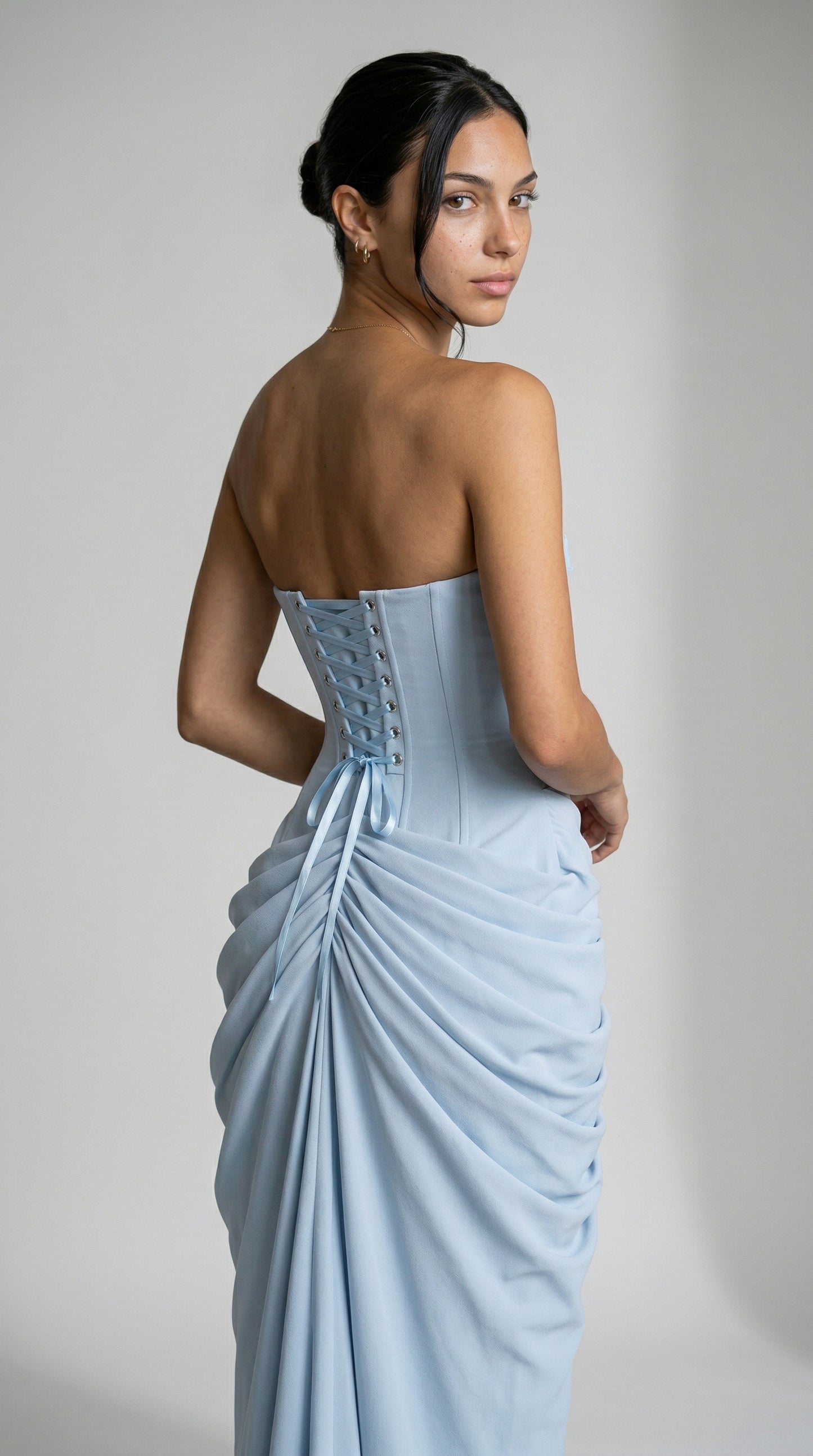 Julie | Mazi Dress - Azul claro