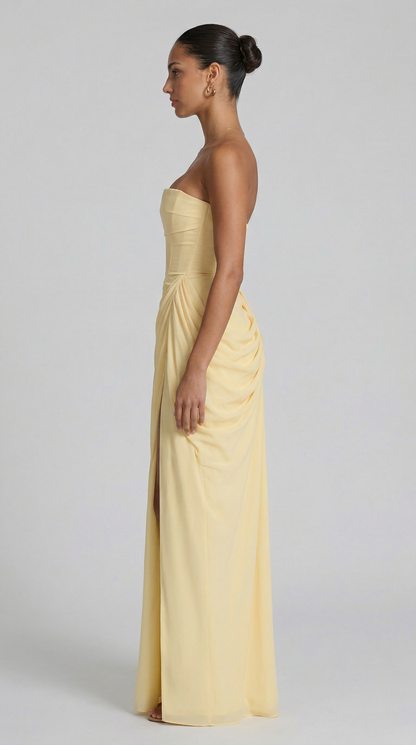 Julie | Mazi Dress - Limón