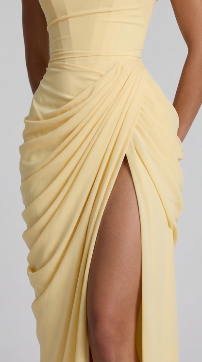 Julie | Mazi Dress - Limón