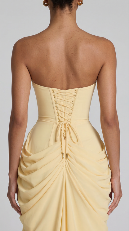 Julie | Mazi Dress - Limón