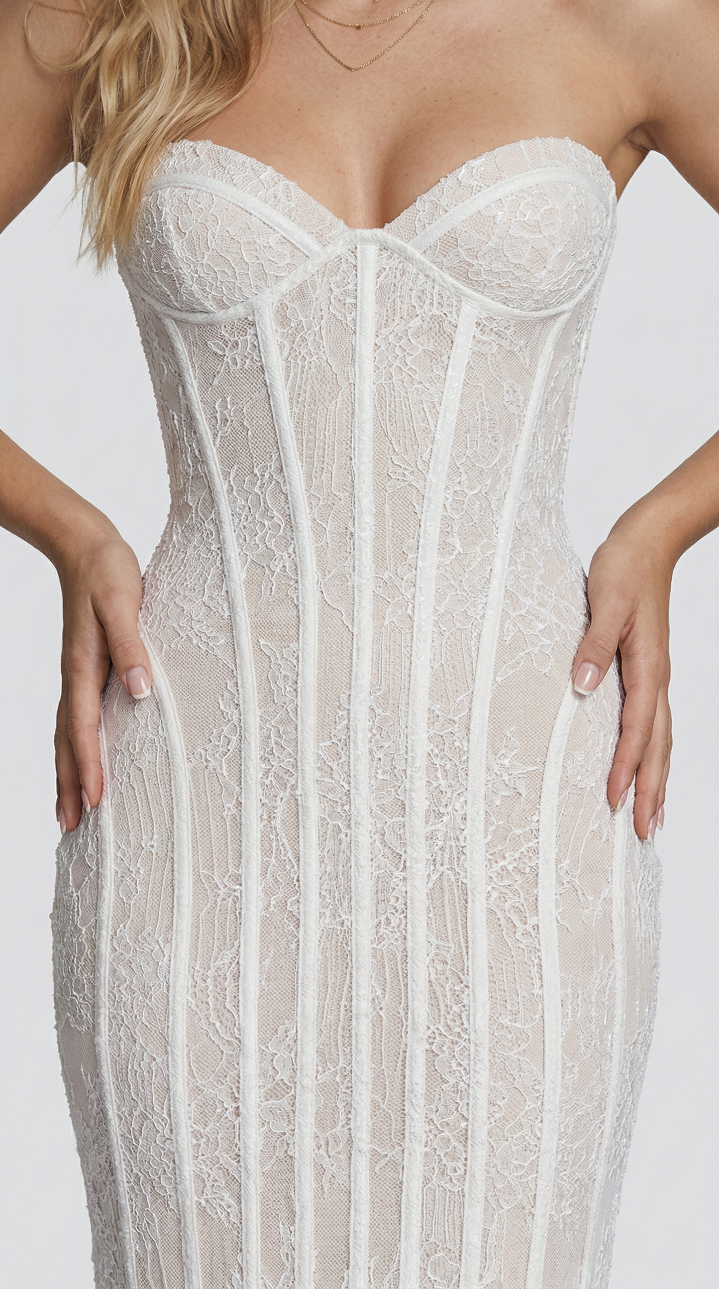 Julie | Maxii Dress - Encaje Blanco