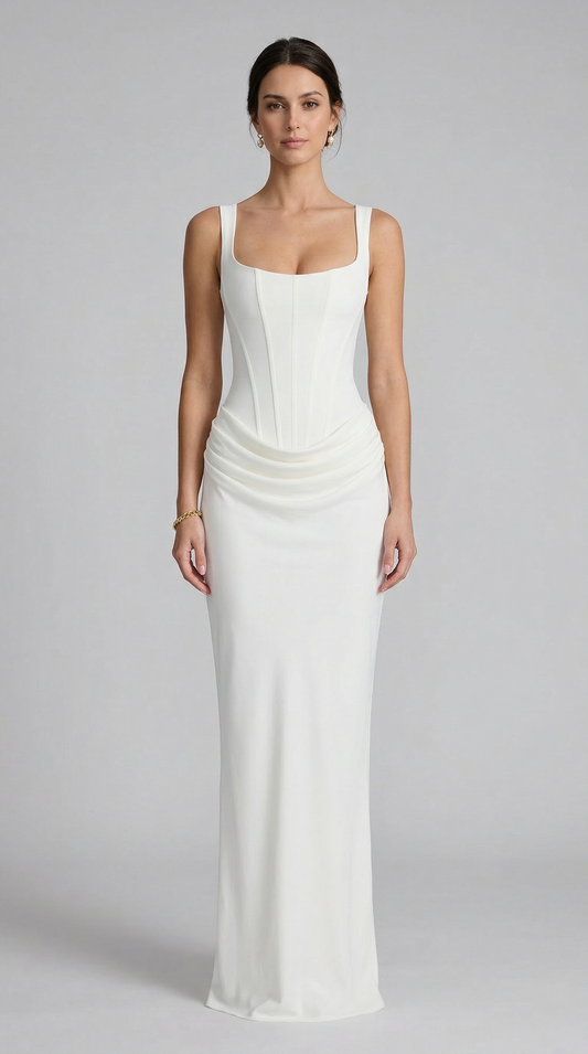 Julie | Hourglass Maxi - Blanco