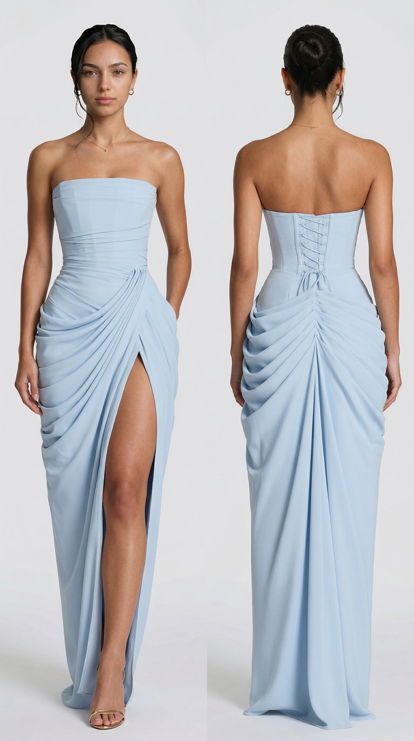 Julie | Mazi Dress - Azul claro