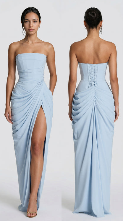 Julie | Mazi Dress - Azul claro