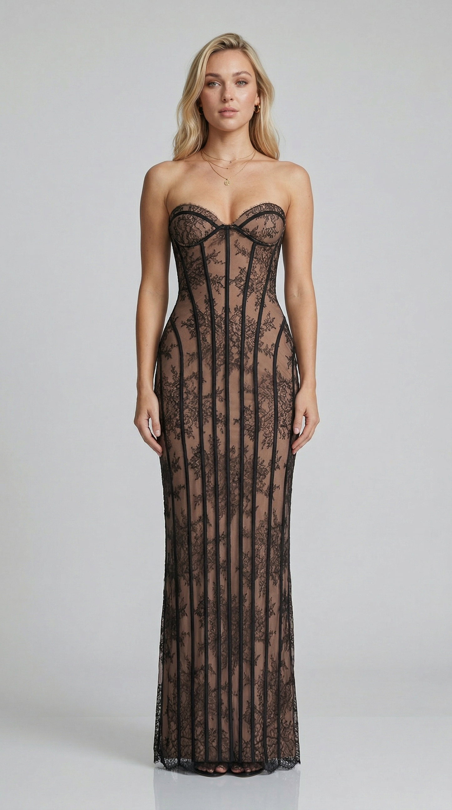 Chloe | Maxii Dress - Encaje negro