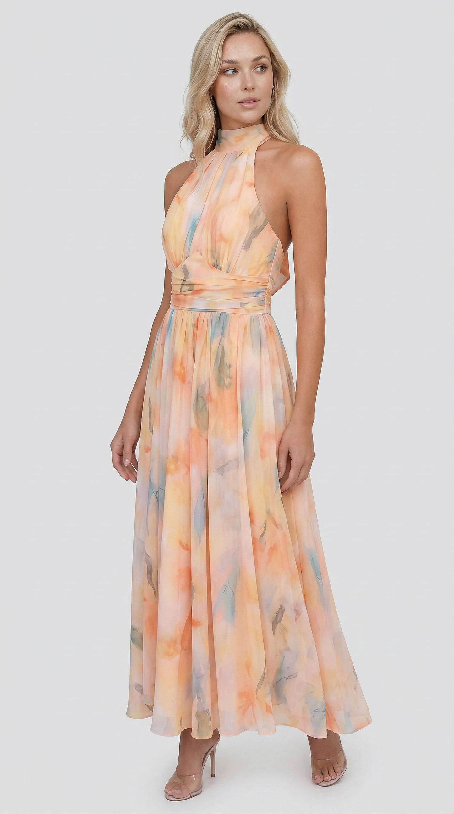 María™ – Vestido Maxi Floral Elegante