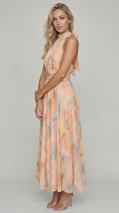 María™ – Vestido Maxi Floral Elegante
