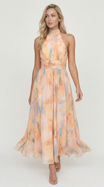 María™ – Vestido Maxi Floral Elegante