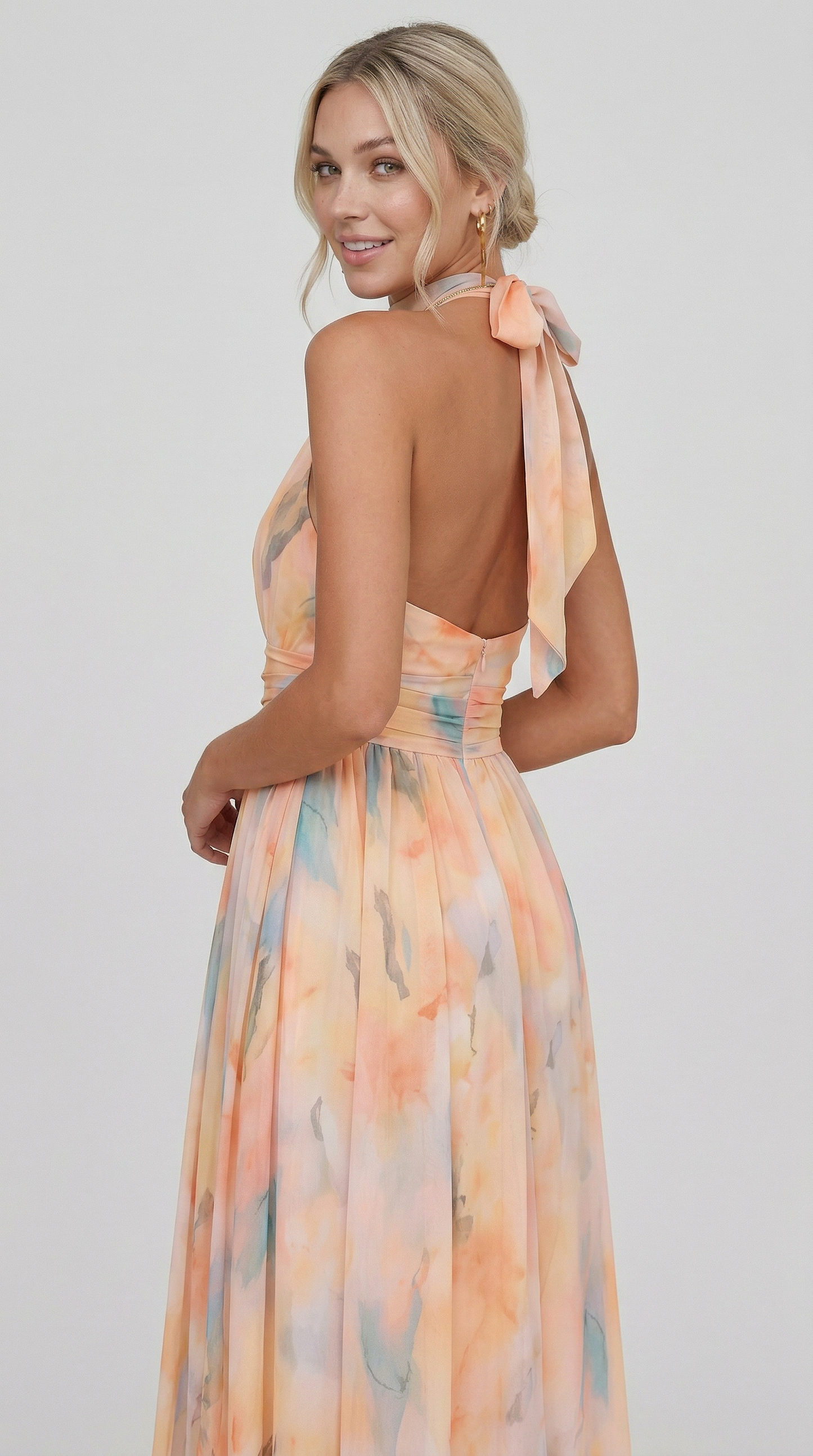 María™ – Vestido Maxi Floral Elegante