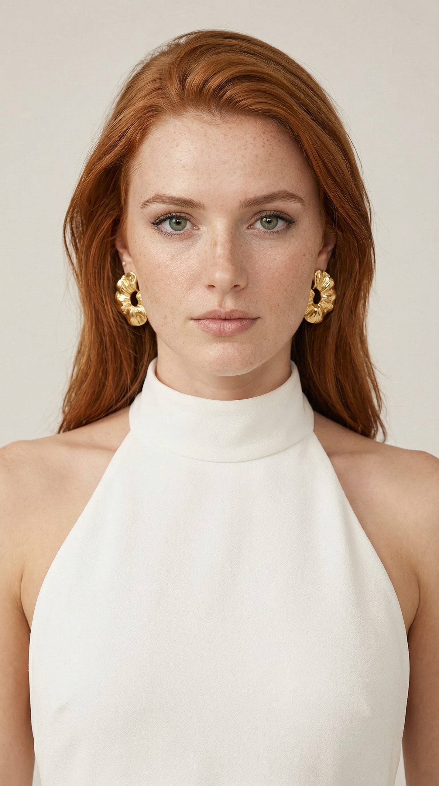 Sofie | Espalda abierta Ivory Dress