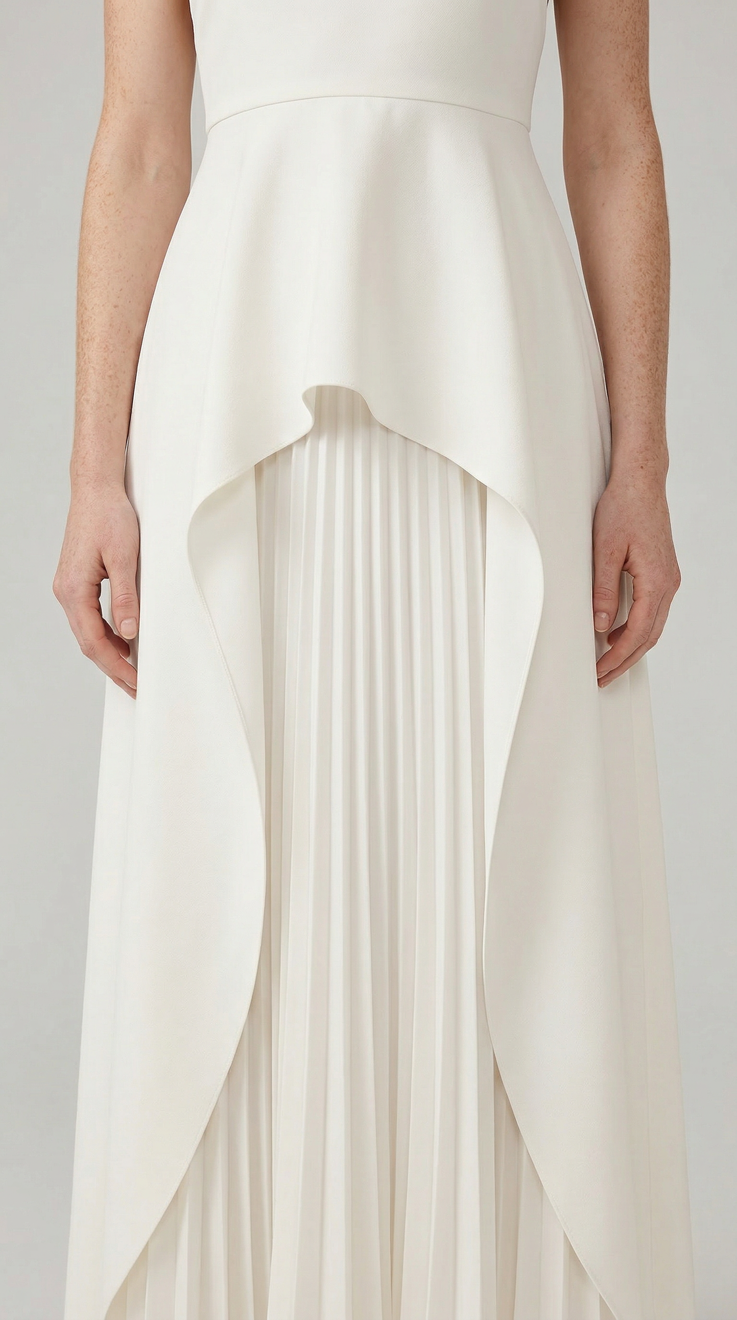 Sofie | Espalda abierta Ivory Dress