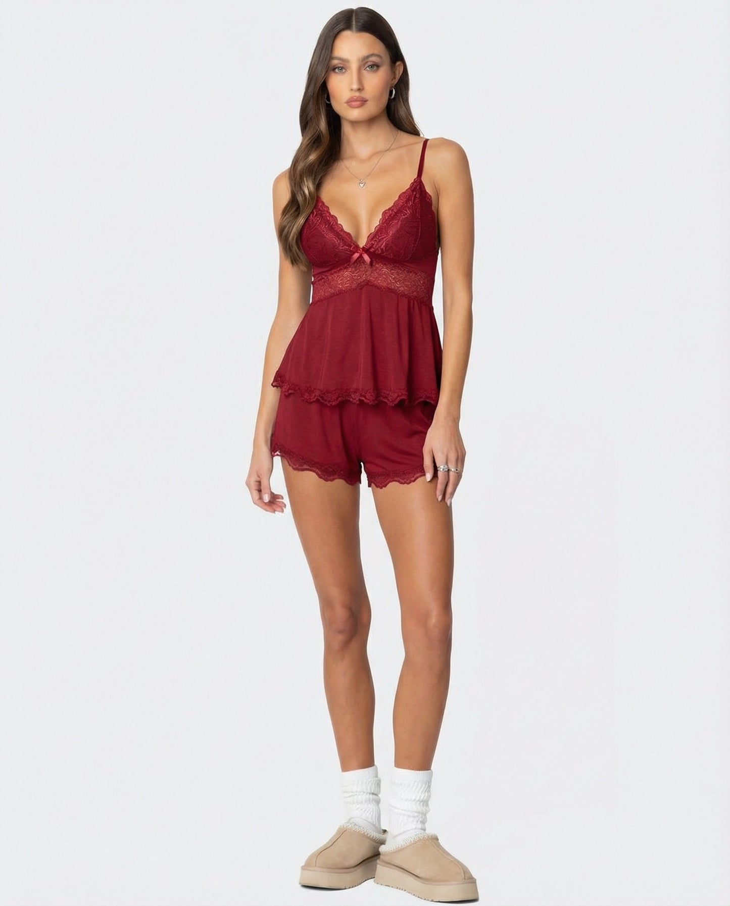 Conjunto de Encaje Medianoche